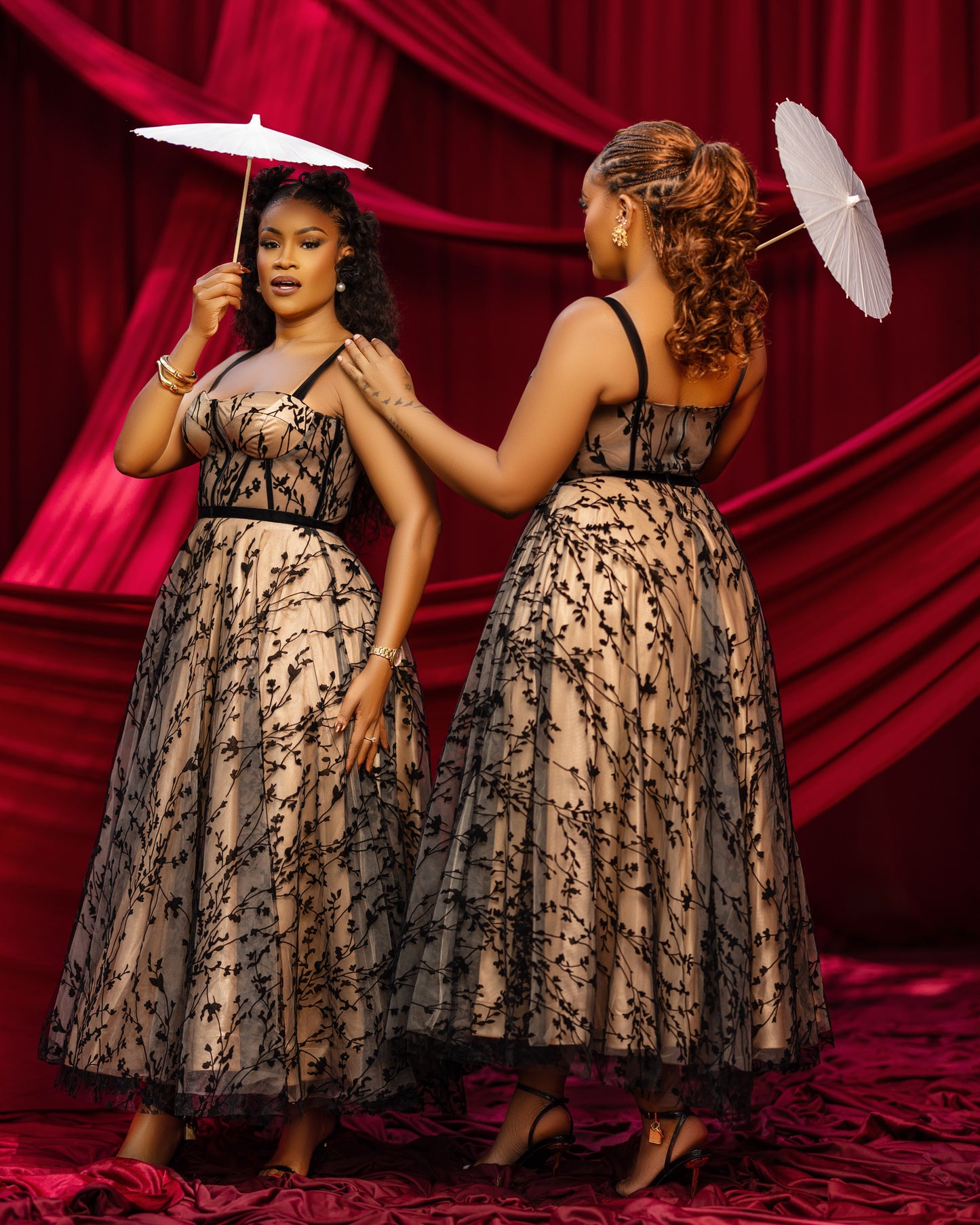 NOIR BLOSSOM DRESS
