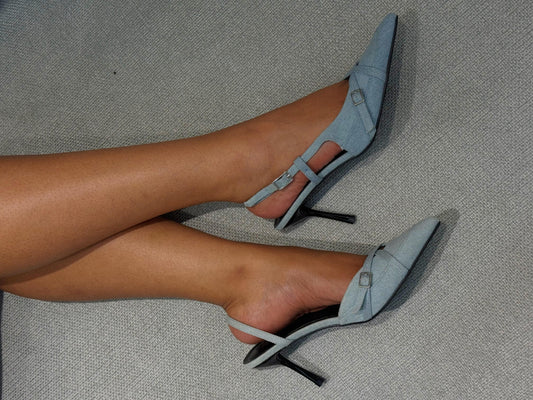 PURE DENIM HEEL