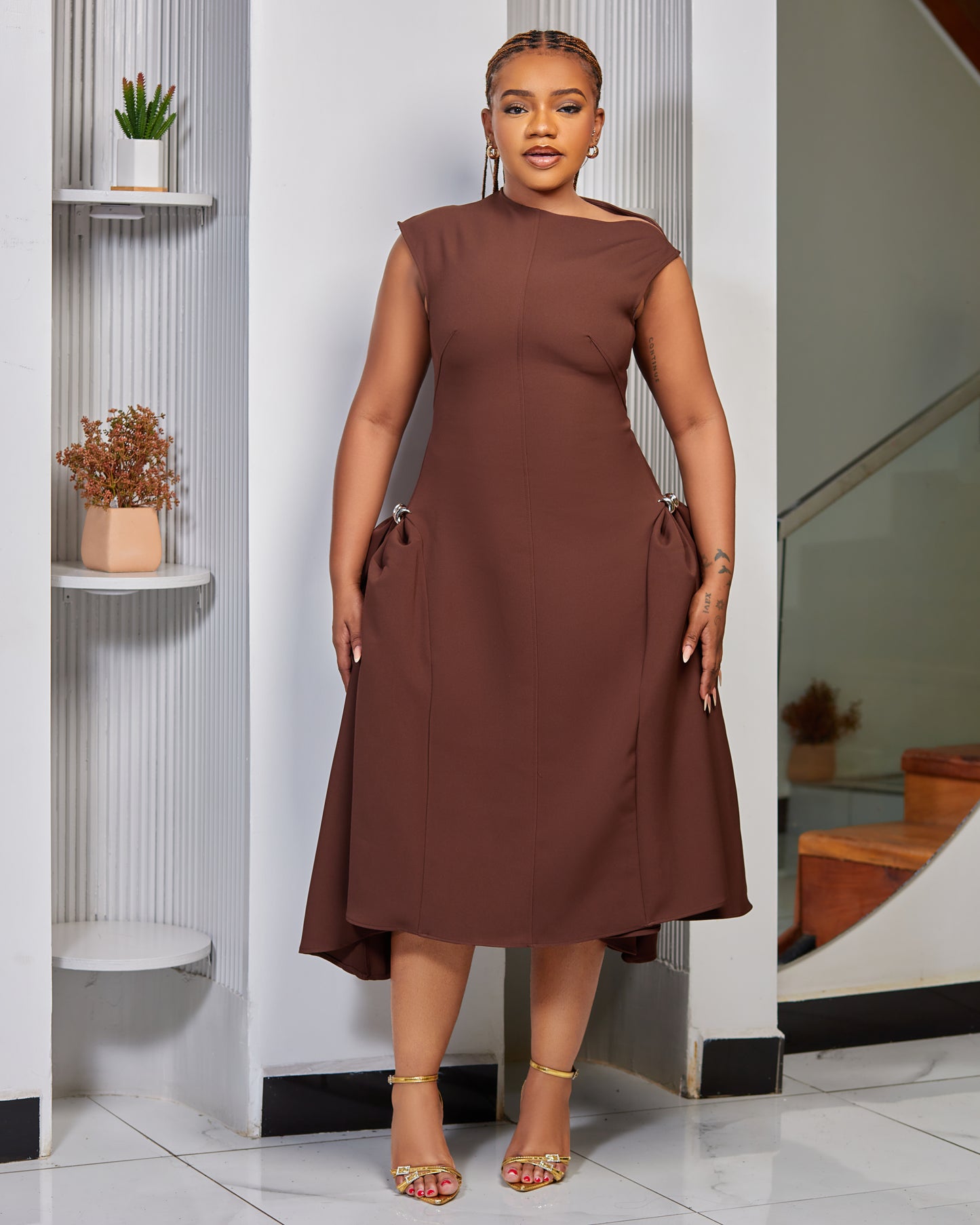 NELIUS SKATER DRESS